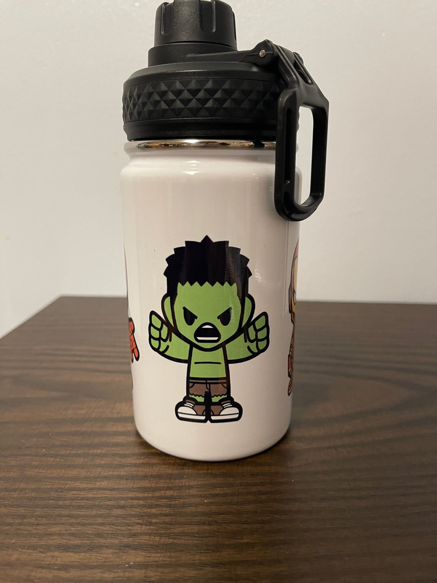 Super Hero 12 oz water bottle