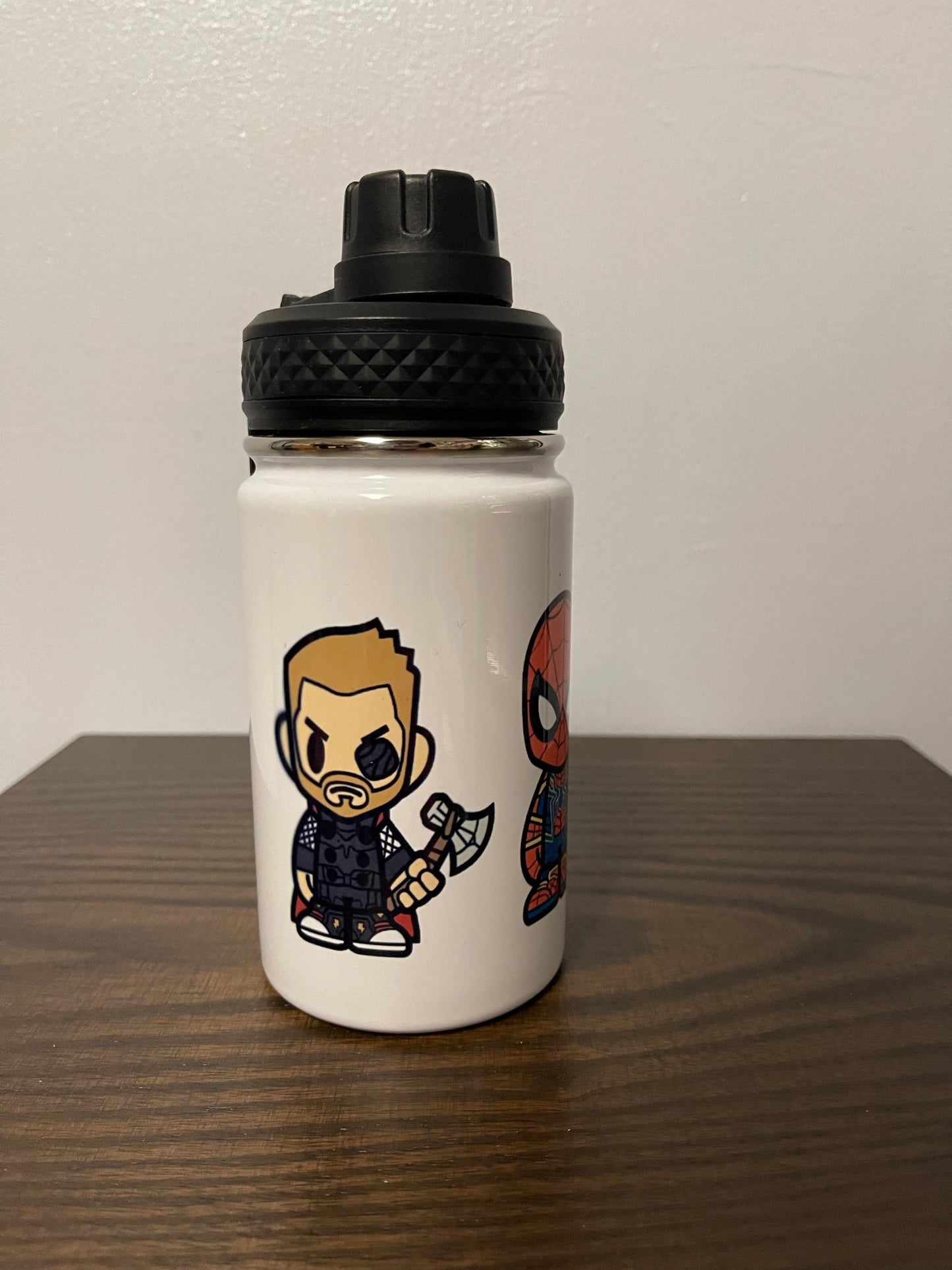 Super Hero 12 oz water bottle