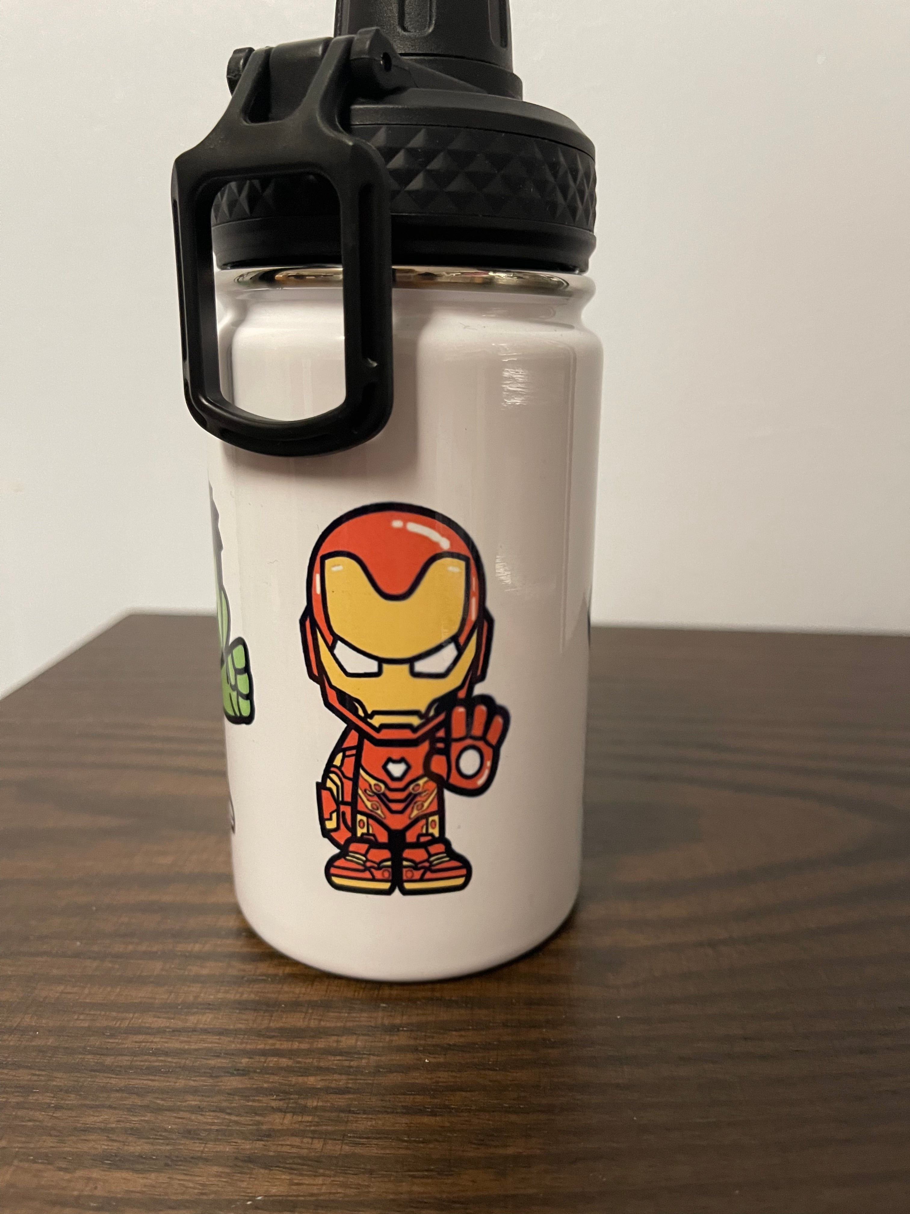 Super Hero 12 oz water bottle – Kimberly's Collectibles