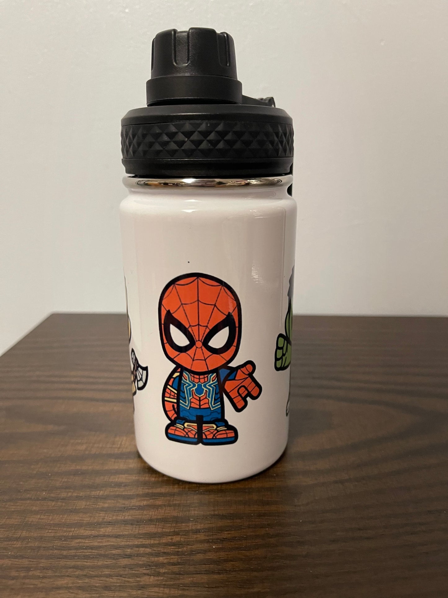 Super Hero 12 oz water bottle