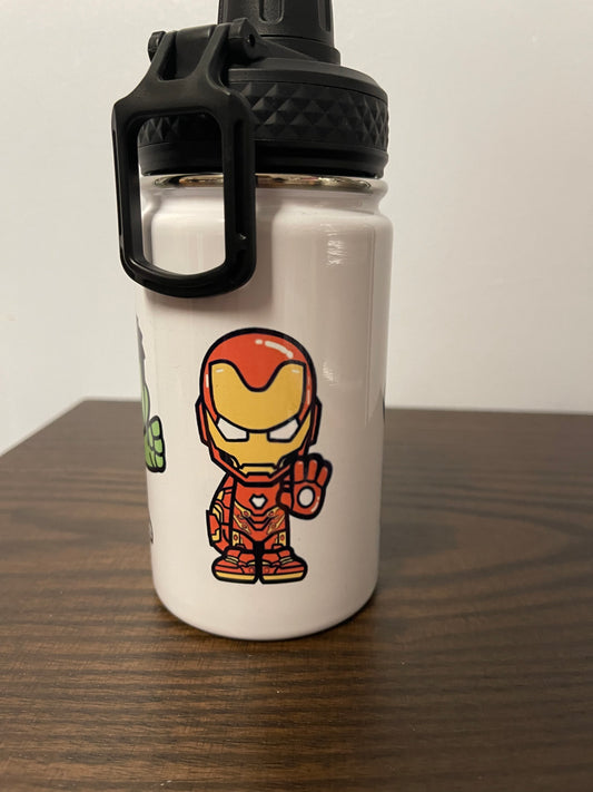 Super Hero 12 oz water bottle